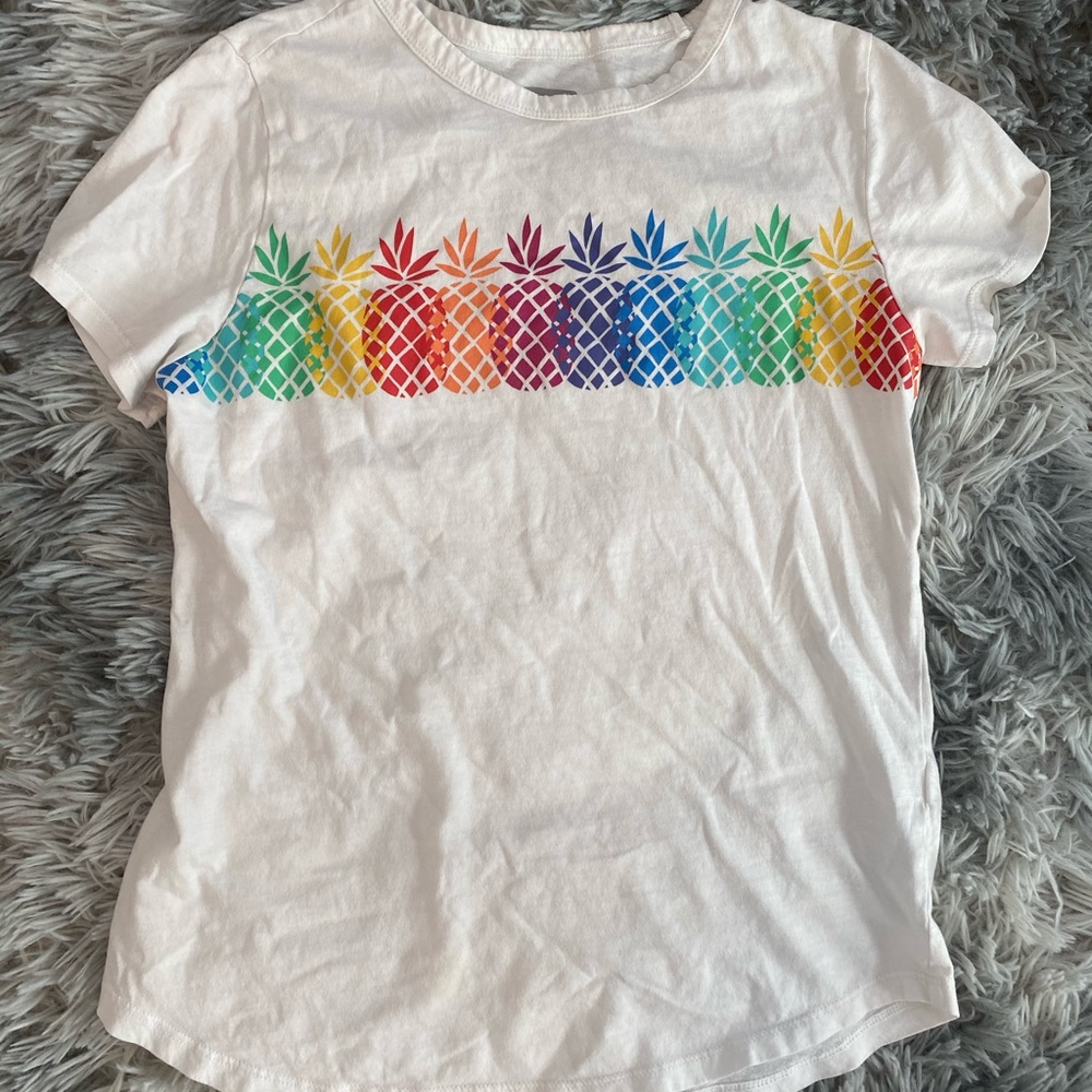 rainbow pinapple top